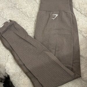 brown gymshark leggings